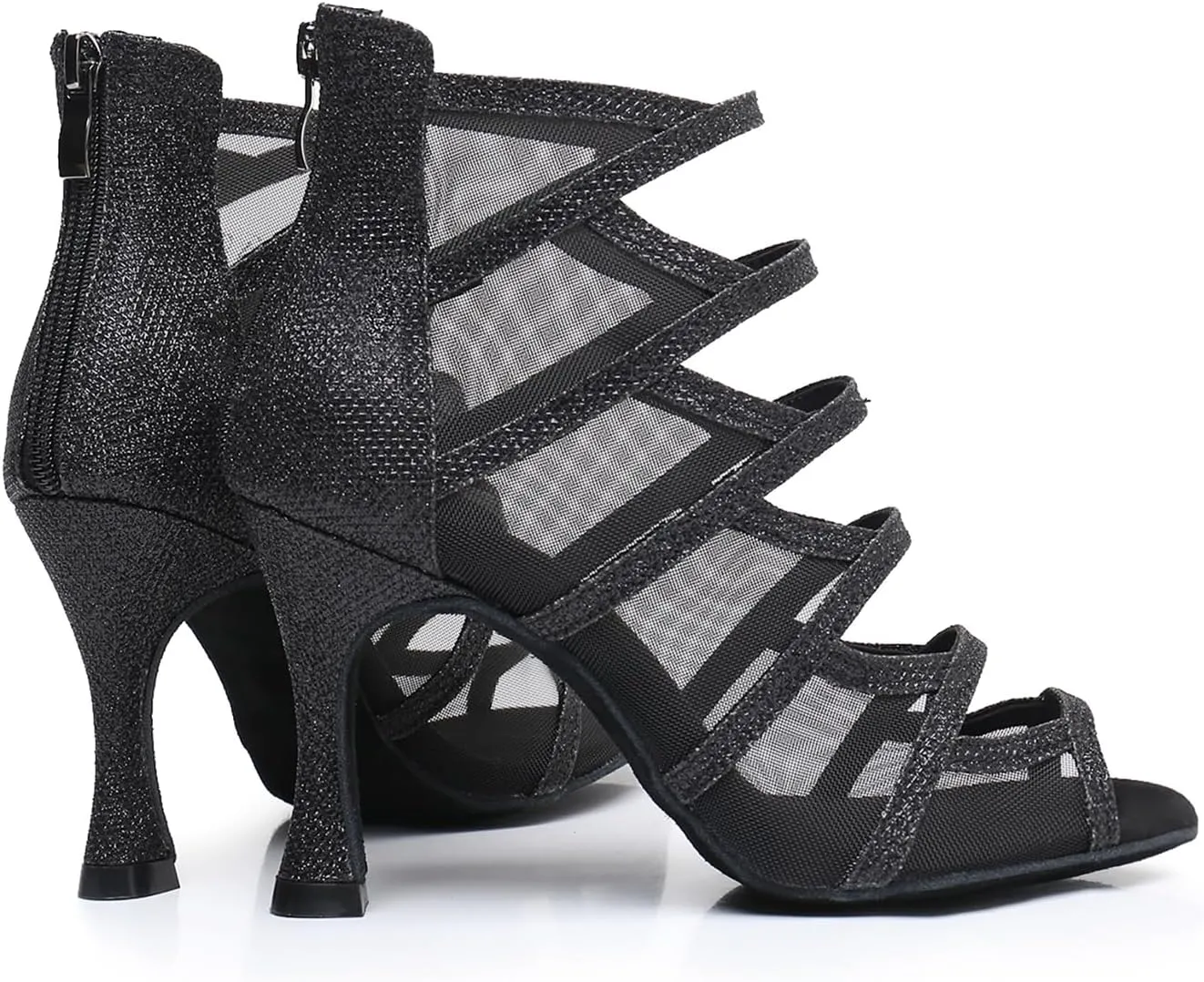 Women's Fashion Open Toe Ballroom Dance Boots Modern Party Wedding Performance Dance Shoes