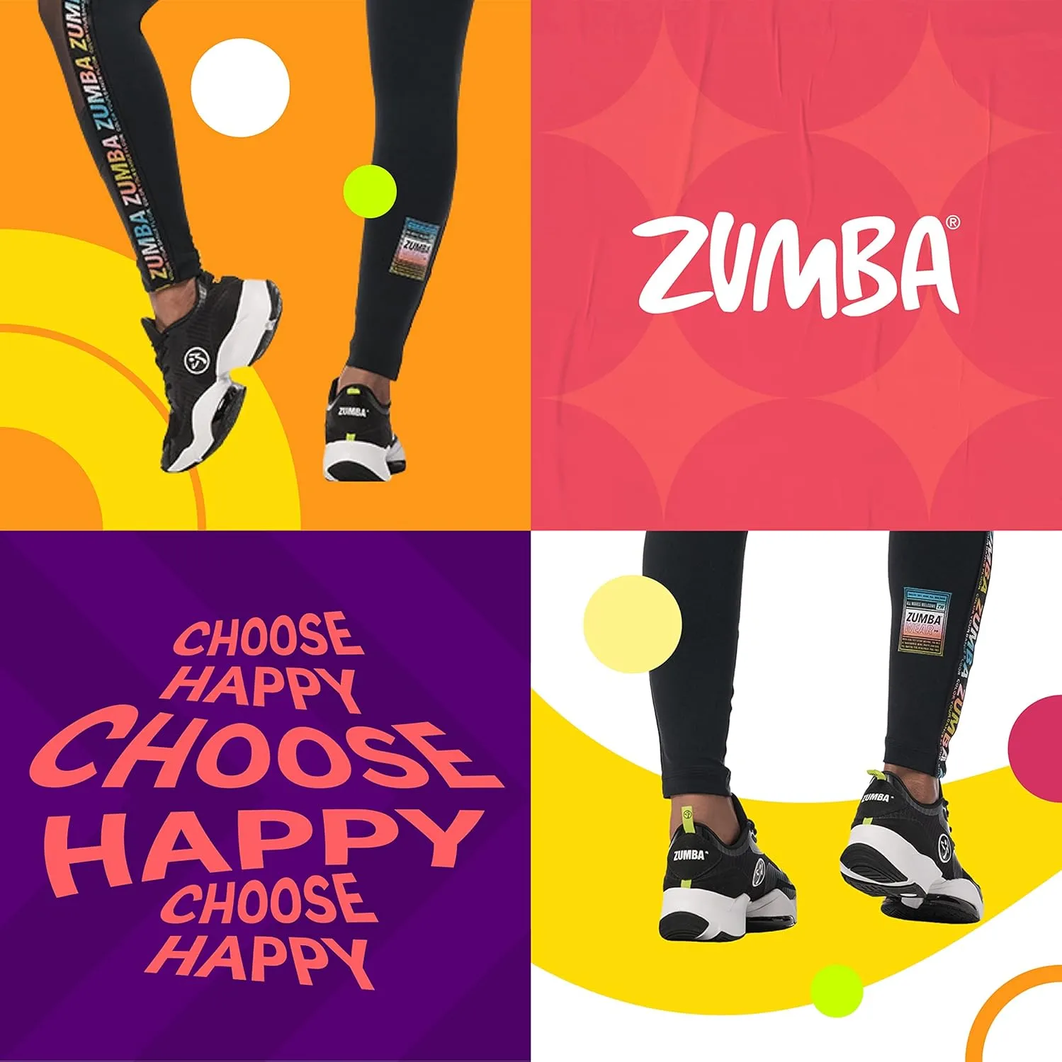 ZUMBA Womens Air Stomp Classic Athletic Shoes, Low-Top Dance Sneakers for Women