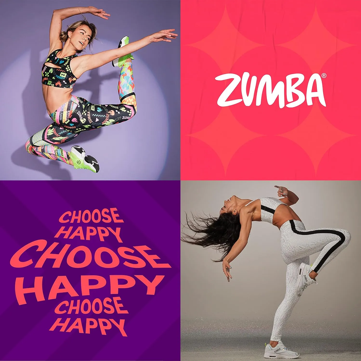 ZUMBA Womens Air Stomp Classic Athletic Shoes, Low-Top Dance Sneakers for Women